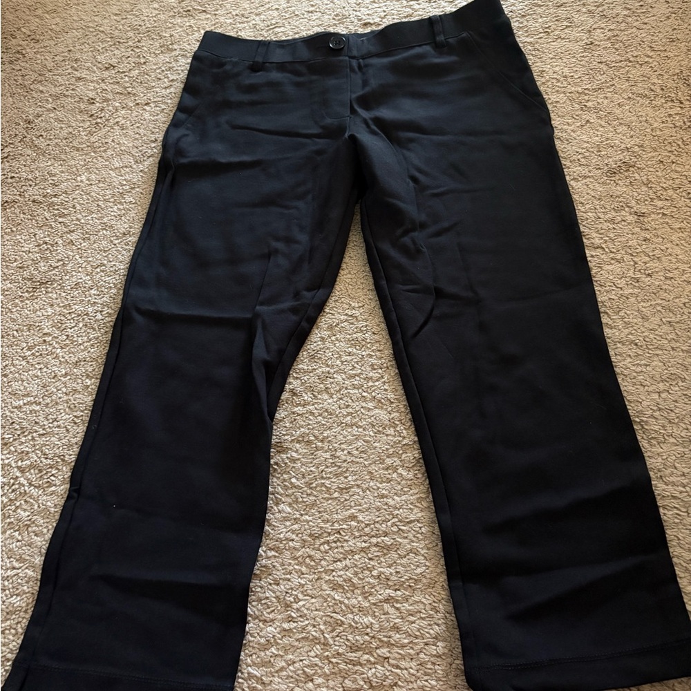 Betabrand black yoga dress pants (new without tags)